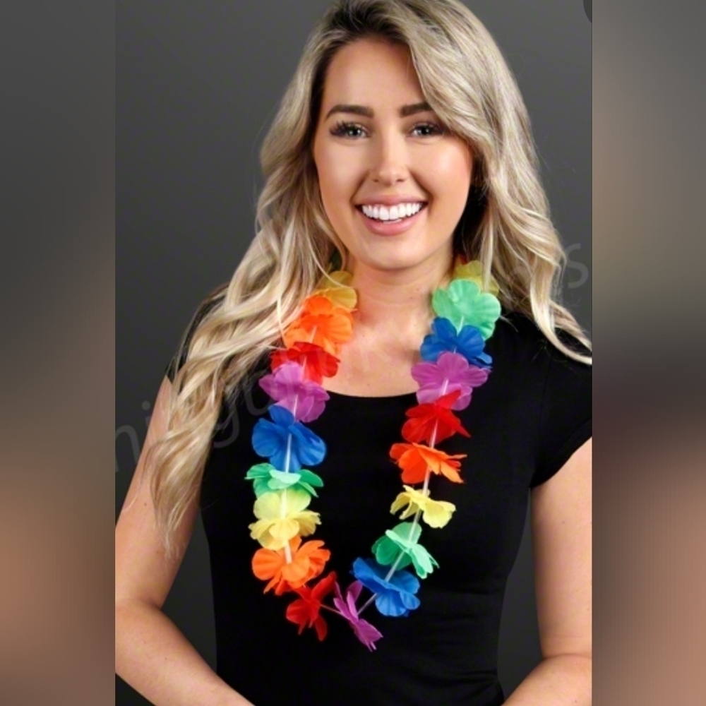 🌵 NWT ISLAND LEI RAINBOW